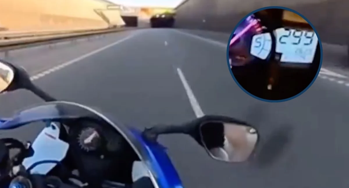 Pędził 300 km/h gdańskim tunelem. Policja zatrzymała motocyklistę